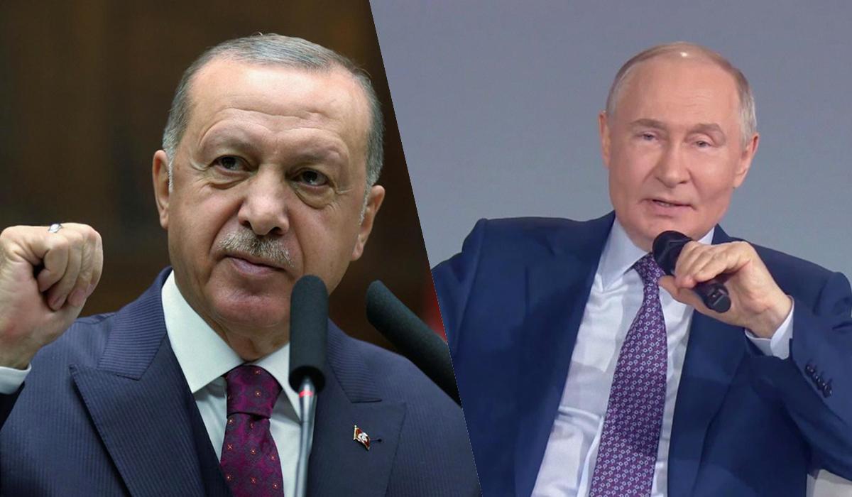 Ердоган під час розмови з Путіним закликав Ердоган під час розмови з Путіним закликав