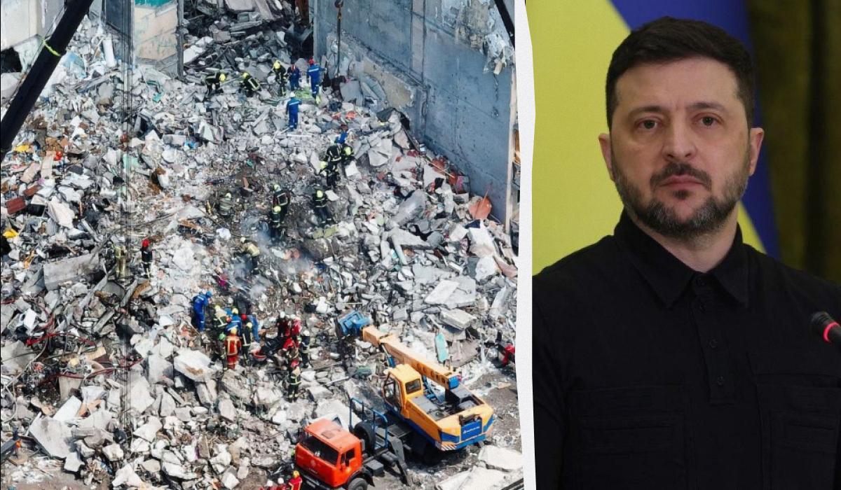 Зеленський доручив підготувати відповідь України на наймасованішу російську атаку Зеленський доручив підготувати відповідь України на наймасованішу російську атаку