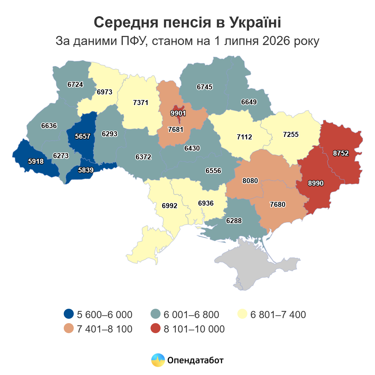 Які пенсії отримують на Харківщині: оприлюднено статистику станом на липень Які пенсії отримують на Харківщині: оприлюднено статистику станом на липень