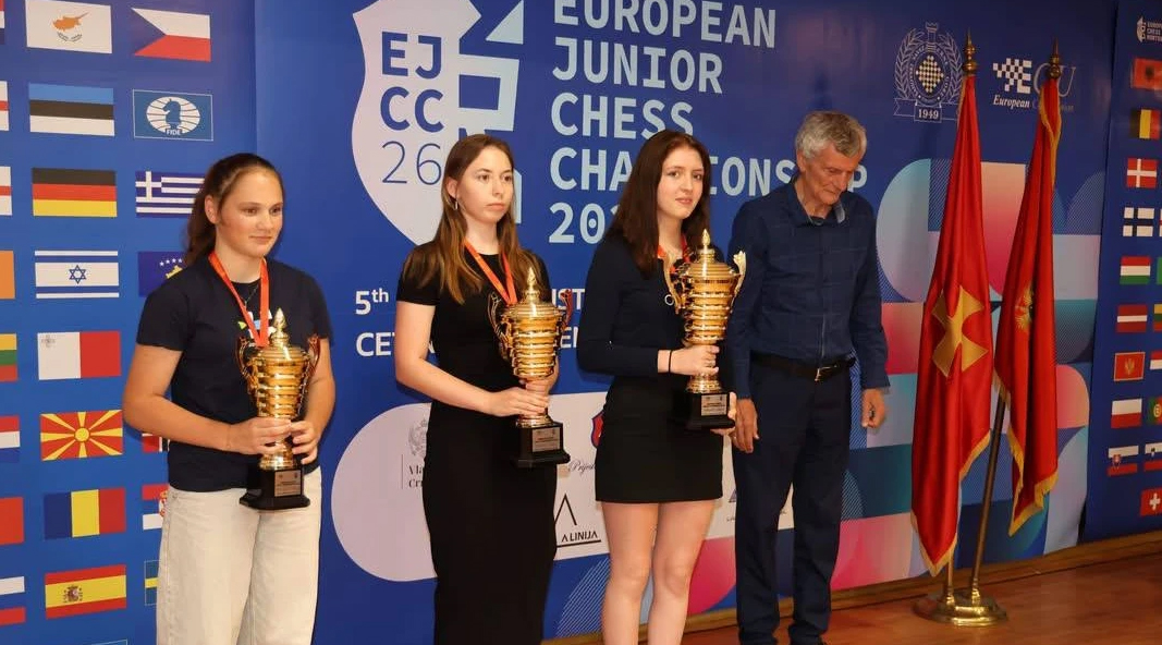 Українка здобула срібну медаль чемпіонату Європи з шахів U-20 Українка здобула срібну медаль чемпіонату Європи з шахів U-20